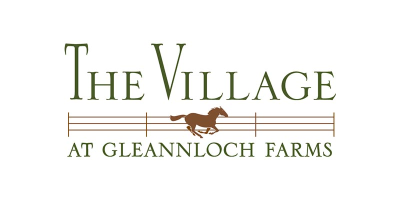The Village at Gleannloch Farms logo in color