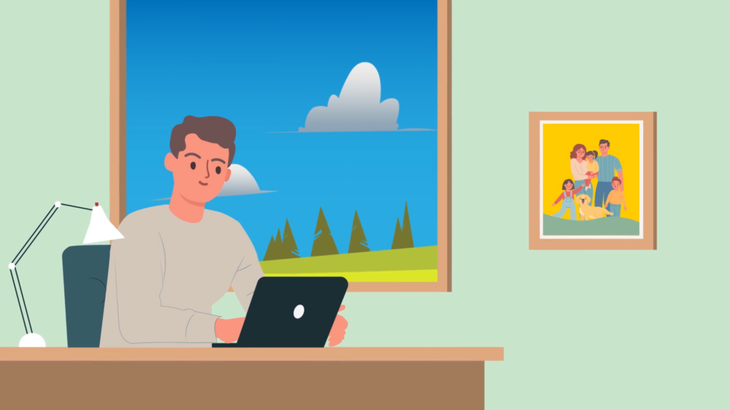 Clipart video about retirement