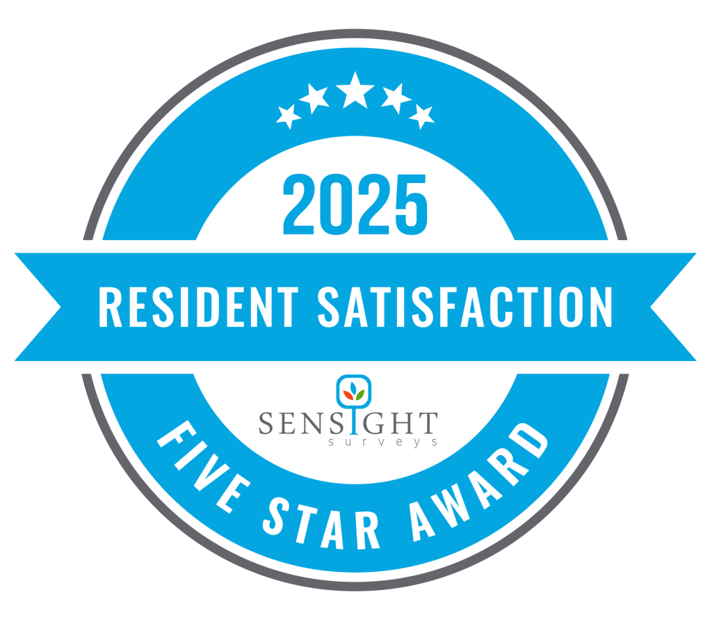 SenSight Resident Satisfaction award badge